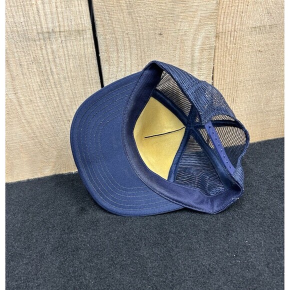 Vintage 80's Scrambled Eggs Teamsters Local 75 Green Bay Snapback Hat/Cap Blue - Picture 11 of 12